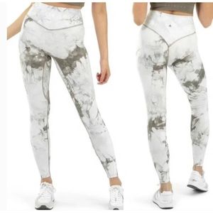 Balance Athletica OG Sea Salt Tie Dye Marbled High Rise Poise Leggings Small